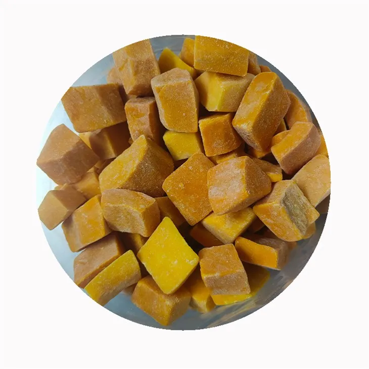 frozen pumpkin cubes