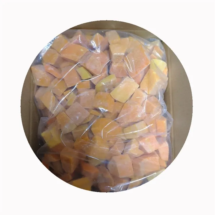 IQF frozen pumpkin diced